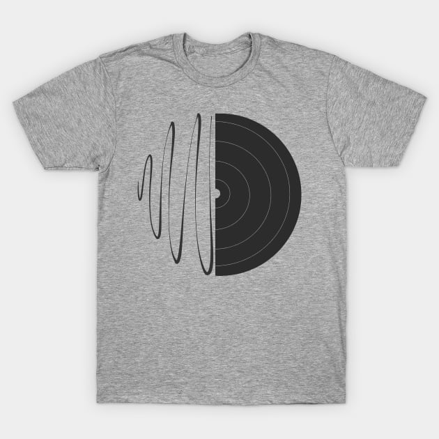 Vinyl Vibes T-Shirt by quirkyandkind